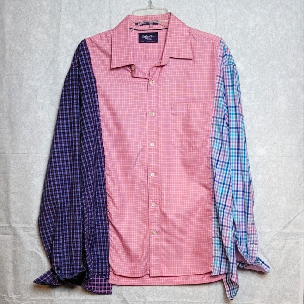 Upcycled Button Down Shirt